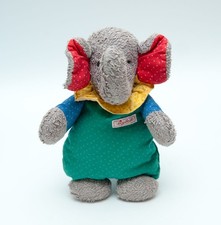 SIGIKID Elefant Circus grün blau rot Stofftier 43290 Zirkus RAR