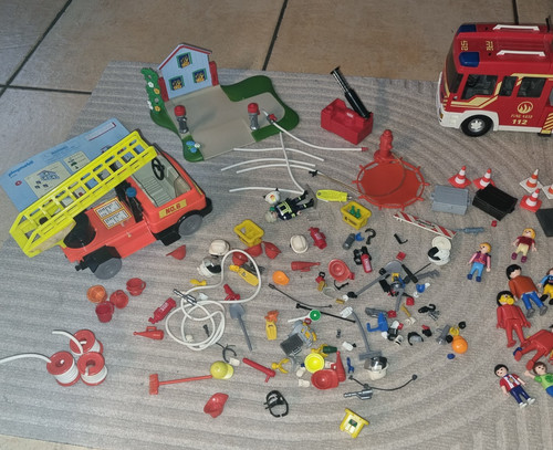 Konvolut playmobil feuerwehr - konvolut,