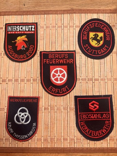 Feuerwehr aufnäher konvolut - aufnäher, 5