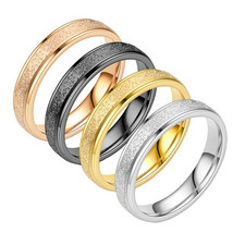 Edelstahl Ring Verlobungsring