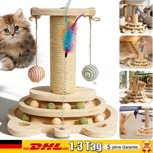 Katzenspielzeug holz lagiger - holz, 2-lagiger
