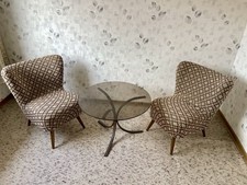 Vintage Cocktailsessel / Clubsessel 50er 60er  Mid Century inkl. Tisch