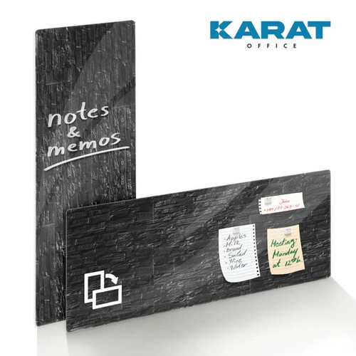 Design glas memoboard stone - glas,