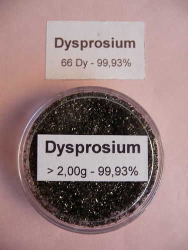Dysprosium metal ölfreie - dysprosium,