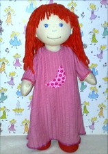 Puppenkleidung Nachthemd rosa