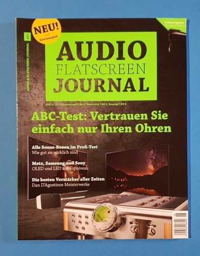 Audio flatscreen journal - flatscreen,