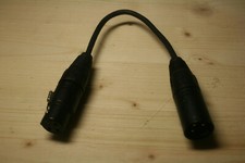 Patchkabel 0,2m XLR AES/EBU Digital DMX 110Ohm Neutrik Klotz
