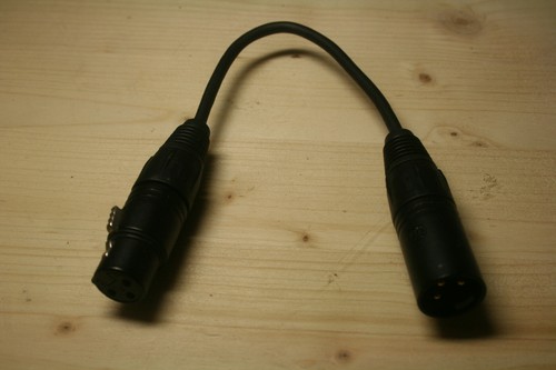 Patchkabel xlr aes ebu - 0,2m,
