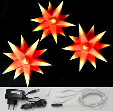 3D Adventsstern 3x kleine