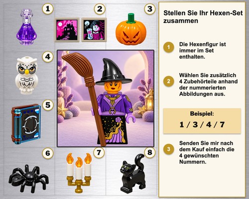 Lego minifigur hexe - lego®,