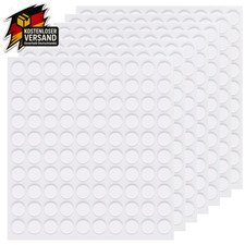 Doppelseitige Klebepunkte 600 Stück Rund Transparent Dekoration Basteln Papier G