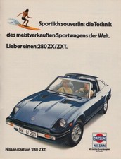 Datsun 280 ZX/ZXT - Reklame Werbeanzeige Original-Werbung 1982