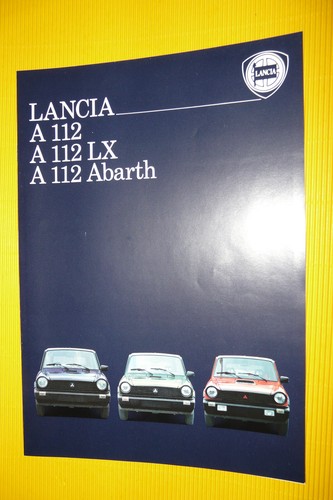 Prospekt lancia autobianchi - prospekt,