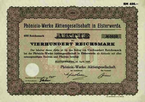 Phönicia werke 1929 - phönicia,