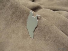 Landkarten Anhänger Ihrer Wahl in 925er Silber, Landkarte von L bis Z - NEU