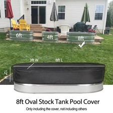 Ovale Poolabdeckungen aus