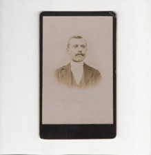 CDV Foto Herrenportrait -
