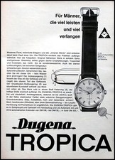 Dugena Tropica, Herren Armbanduhr,  originale Werbung aus 1964