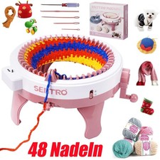 NEU 48 Nadel Handmade Wolle Stricken Maschine DIY Hand-Gestrickte Schal Pullov