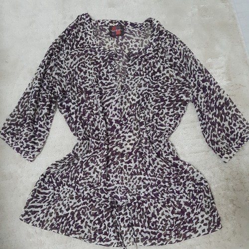 Tunika bluse leo - leo, braun
