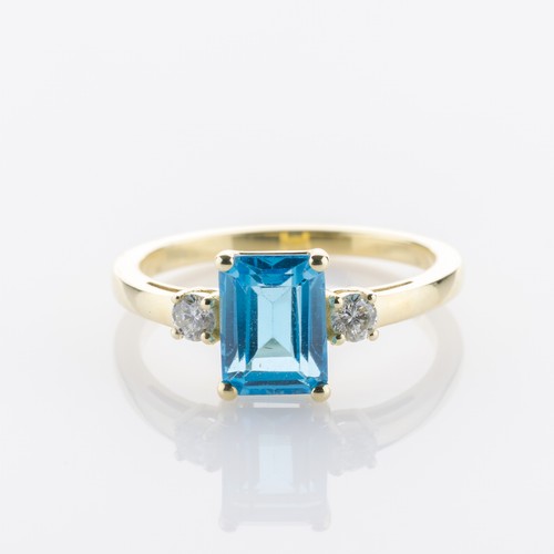 Ring aus 585er gelbgold mit - ring,