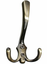 Kleiderhaken Wandhaken Mantelhaken Garderobenhaken Huthaken 140 Patina 