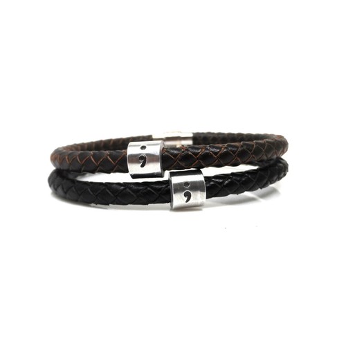Lederarmband handgestempelt
