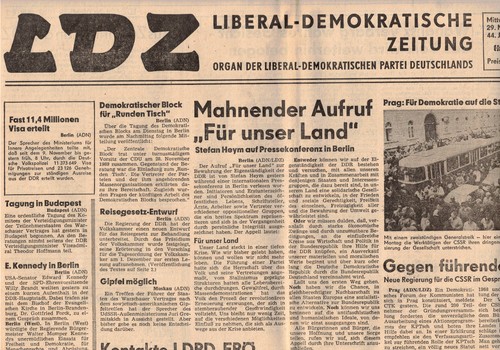 Ddr zeitung ldz halle saale - ddr,