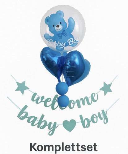 Luftballon babyparty deko - babyparty,