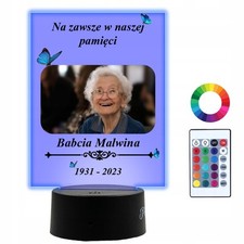 Personalisierte LED-Fotolampe für Oma, Nachtlicht