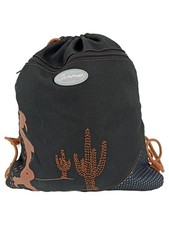 Samsonite Sammies Kinder Turnbeutel Schwarz Cowboy Kaktus Motiv