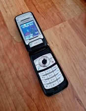 Siemens SF65  in silver-black Klapphandy / Fold-Handy-Phone