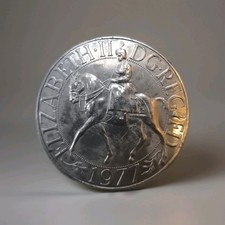 SILBER Proof Crown 1977 Queen Elizabeth II Silbernes Thronjubiläum 25p Münze RAR