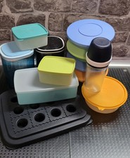 Tupperware Paket 12-teilig Junge Welle, Puderzucker, Ravioliform, Skyline