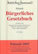 Bürgerliches Gesetzbuch (BGB) von Palandt, Otto, Basseng... | Buch | Zustand gut