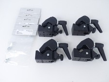4x Manfrotto Stativklemme Super Clamp Max 15KG Art. 035 mit 147 Short Adapter #L