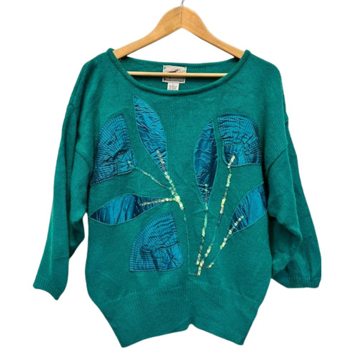 Vintage grün pullover s - vintage,