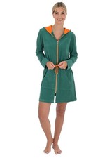 Damen Bademantel Badejacke mit