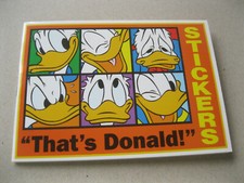 That's Donald introduct vollständiges Stickerheft unbenutzt Sticker Aufkleber