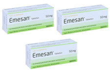3x EMESAN 50 Tabletten gegen