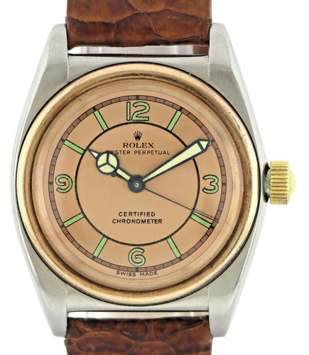 Bicolore rolex bubble back - bicolore, back"