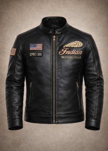 Herren schwarz indianer - indianer, bomber