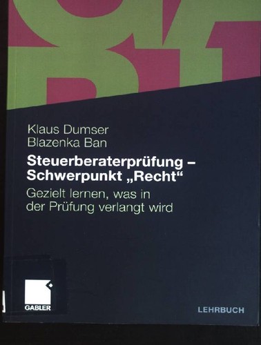Steuerberaterprüfung - ,