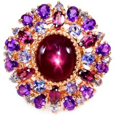 ECHTER 6 STRAHLEN STERN RUBIN