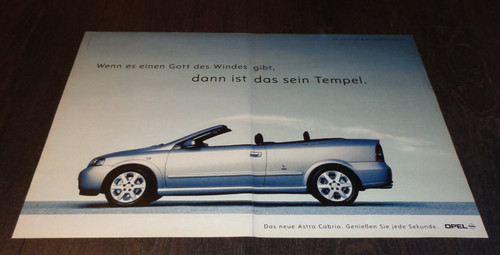Opel astra cabrio reklame - opel,