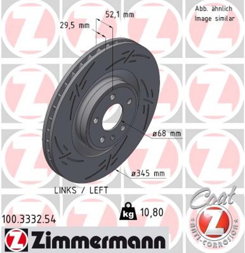 Bremsscheibe black z - 1x,