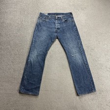LEVIS Jeans 501 Herren Vintage Hose W34 L30 Regular Straight 10703 Blau Denim