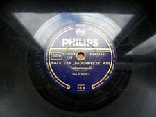 0284/ KÖSTLICHES POLITISCHES KABARETT-Badenweiler Marsch-Parodie-78rpm Schellack