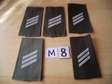 M-8 Konvolut Bw-Dienstgradabzeichen Hauptgefreiter , nur linksarm, Feldanzug