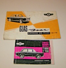 Fahrer Handbuch / Bedienungsanleitung Glas Isar T 600 / T 700 - Ausgabe 1961